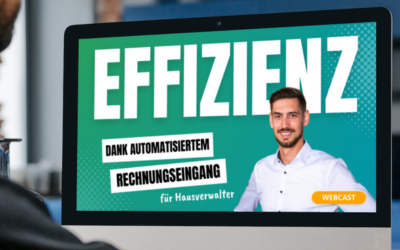 Webcast Digitiale Eingangsrechnungsverarbeitung für Hausverwalter