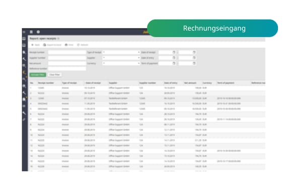 Screen Bau JobRouter digitaler Rechnungseingang