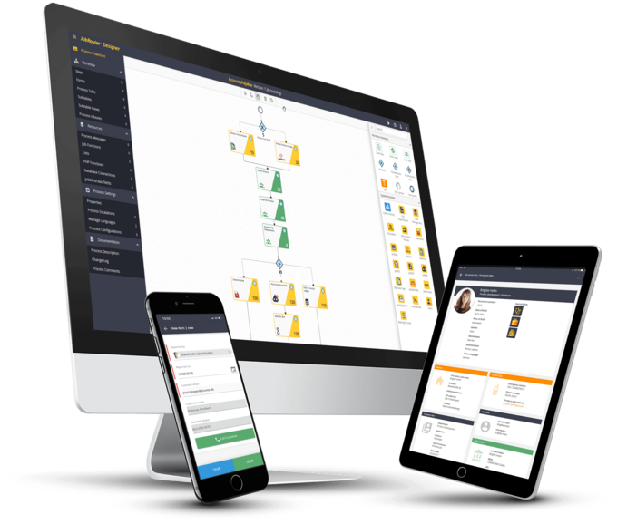 Job Router Mockup