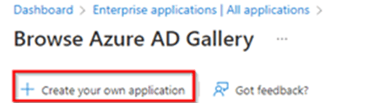 FAQ Screenshot Create Application