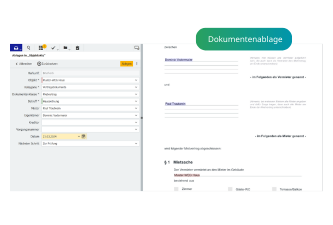 immoDocument.FLOW Dokumentenablage
